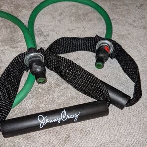 Diet Guru Jenny Craig Resistance Band Exercise Fitness Green Vintage 1990's